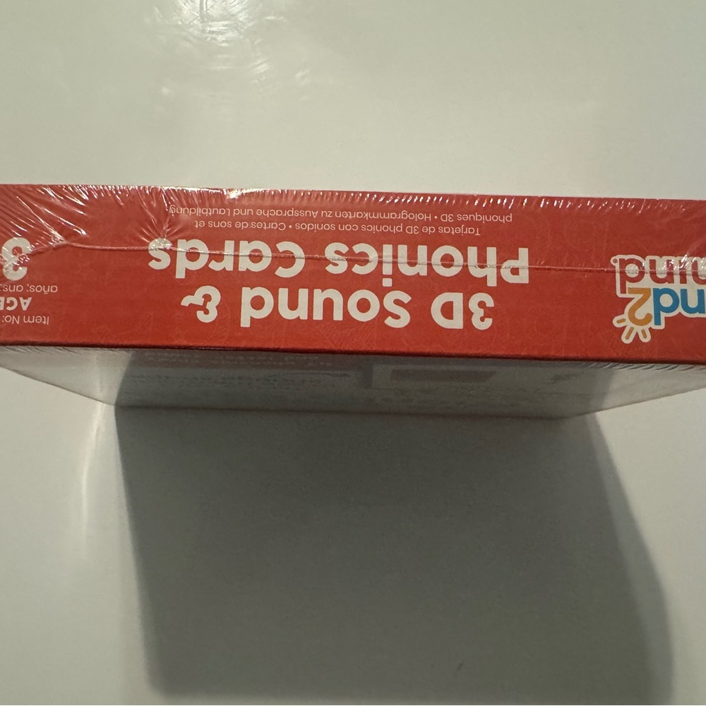 3D Sound & Phonics Cards - Red and Blue - Picture 3 of 4